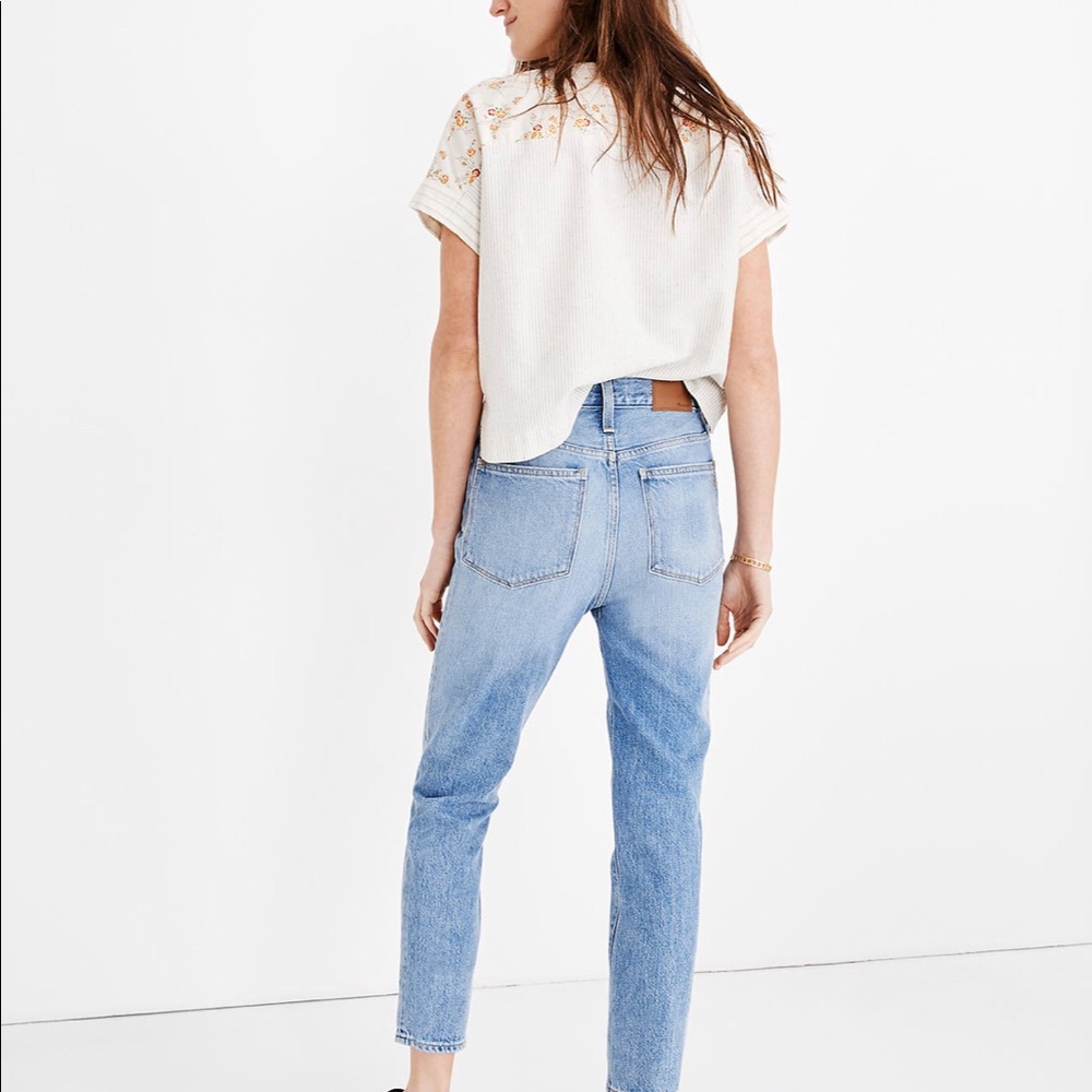 Madewell The Mom Jean Melva Wash Size 25 - Picture 3 of 10